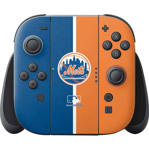 MLB New York Mets Split Nintendo Skins
