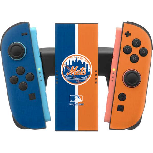 MLB New York Mets Split Nintendo Switch 2 (2025) Joy-Con Controller Skin
