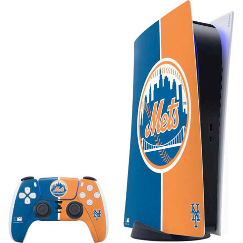 MLB New York Mets Split PlayStation PS5 Skins