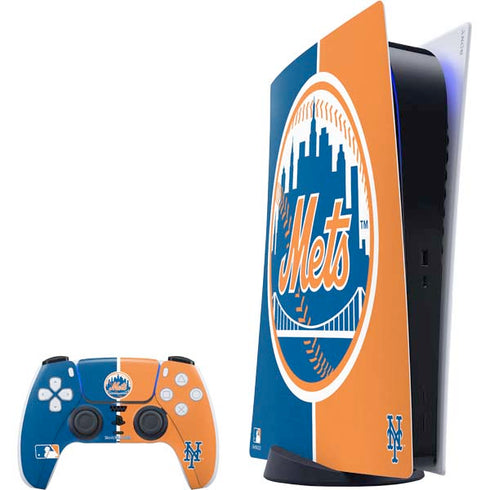 MLB New York Mets Split PlayStation PS5 Skins