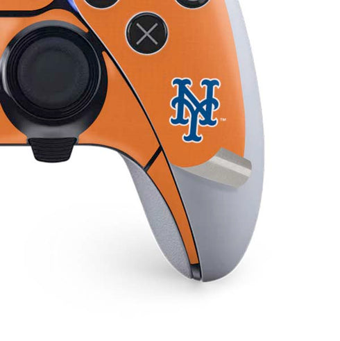 MLB New York Mets Split PS5 DualSense Edge Pro Controller Skin