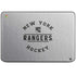 NHL New York Rangers Black Text HP Chromebook Skin