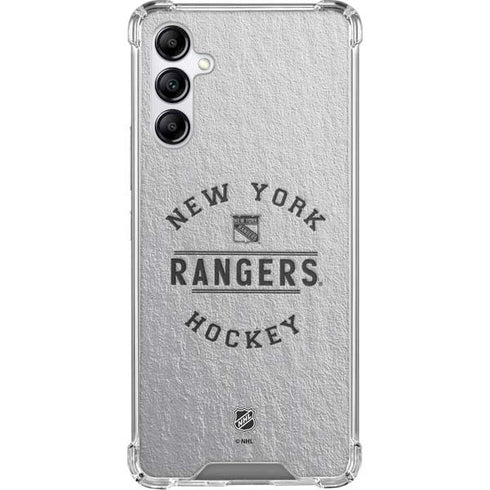 NHL New York Rangers Black Text Gabb Phone 4 Clear Case