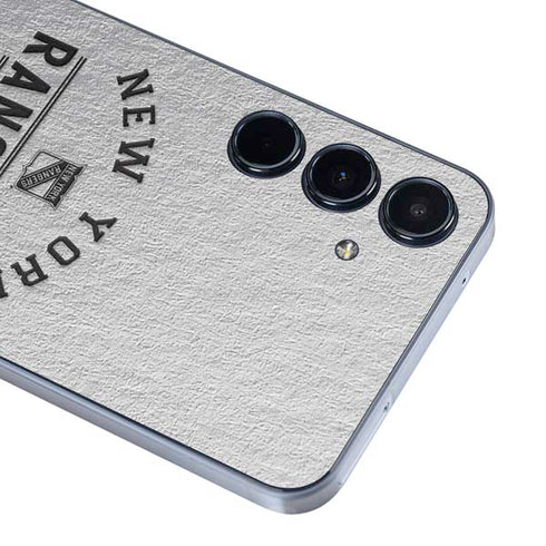 NHL New York Rangers Black Text Galaxy A55 5G Skin