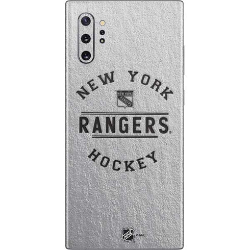 NHL New York Rangers Black Text Galaxy Note 10 Plus Skin