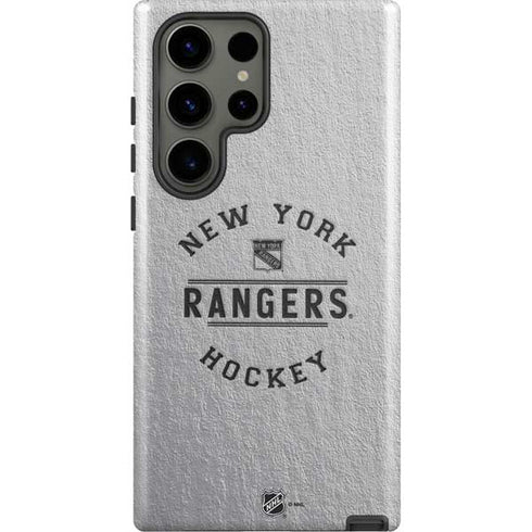 NHL New York Rangers Black Text Galaxy S23 Ultra Pro Case