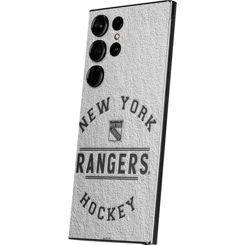 NHL New York Rangers Black Text Galaxy S24 Ultra Skin