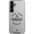 NHL New York Rangers Black Text Galaxy S26 Plus Clear Case