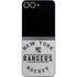 NHL New York Rangers Black Text Galaxy Z Flip6 Skin