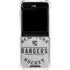 NHL New York Rangers Black Text Galaxy Z Flip6 Clear Case