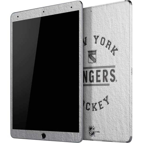 NHL New York Rangers Black Text iPad Skins