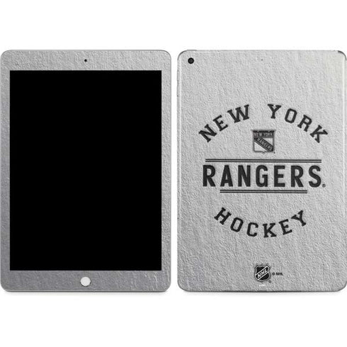 NHL New York Rangers Black Text Apple iPad Skin