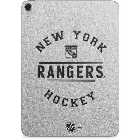 NHL New York Rangers Black Text Apple iPad Pro Skin
