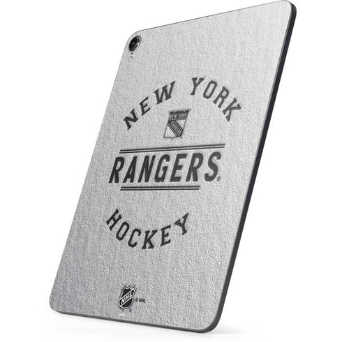 NHL New York Rangers Black Text Apple iPad Pro Skin