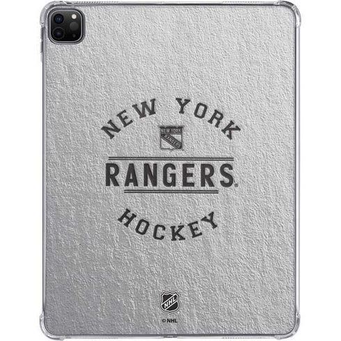 NHL New York Rangers Black Text iPad Pro 11in (2024) Clear Case