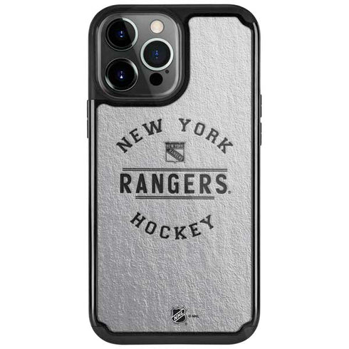 NHL New York Rangers Black Text iPhone Cases