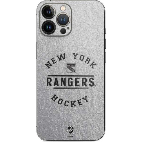 NHL New York Rangers Black Text iPhone 15 Pro Max Skin