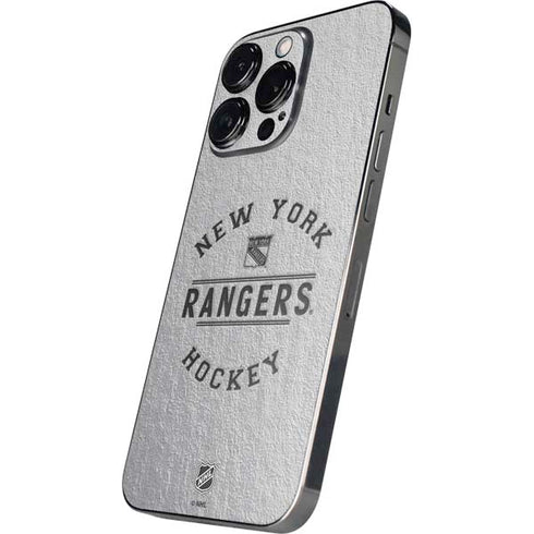 NHL New York Rangers Black Text iPhone 15 Pro Max Skin