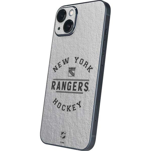NHL New York Rangers Black Text iPhone 15 Skin