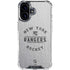 NHL New York Rangers Black Text iPhone 16 Clear Case