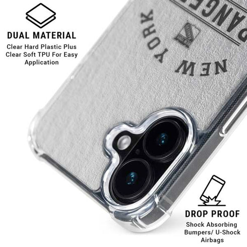 NHL New York Rangers Black Text iPhone 16 MagSafe Case