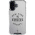 NHL New York Rangers Black Text iPhone 16 Plus Clear Case