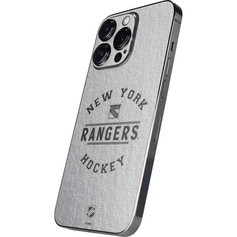 NHL New York Rangers Black Text iPhone 16 Pro Max Skin