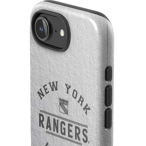 NHL New York Rangers Black Text iPhone 16e Impact Case