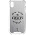 NHL New York Rangers Black Text iPhone XS Clear Case