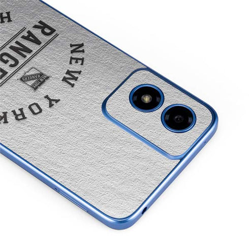NHL New York Rangers Black Text Moto G Play 4G (2024) Skin