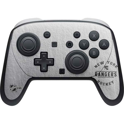 NHL New York Rangers Black Text Nintendo Skins