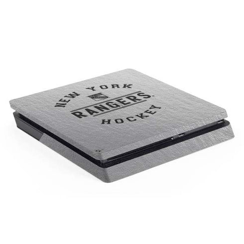 NHL New York Rangers Black Text PlayStation PS4 Skins