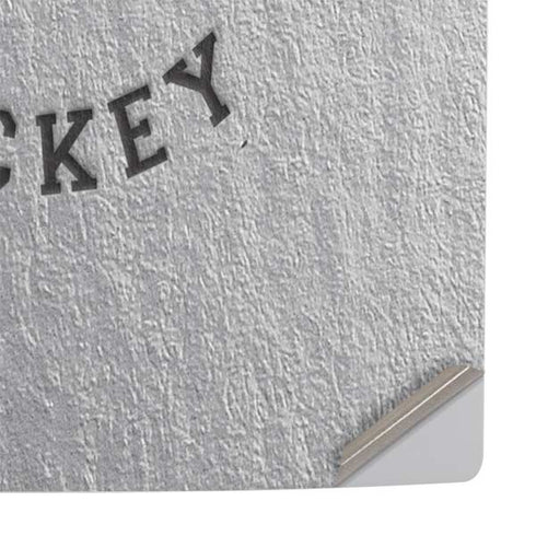 NHL New York Rangers Black Text PS5 Pro Console Skin