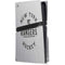 NHL New York Rangers Black Text PS5 Pro Disk Console Skin