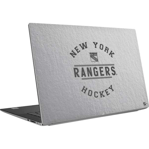 NHL New York Rangers Black Text Dell XPS Skin
