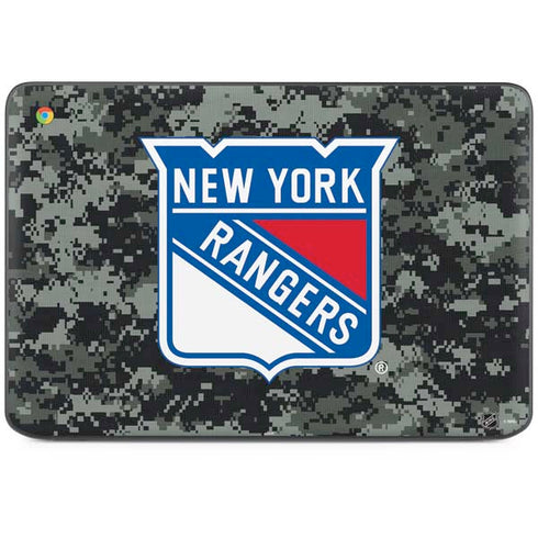 NHL New York Rangers Camo HP Chromebook Skin