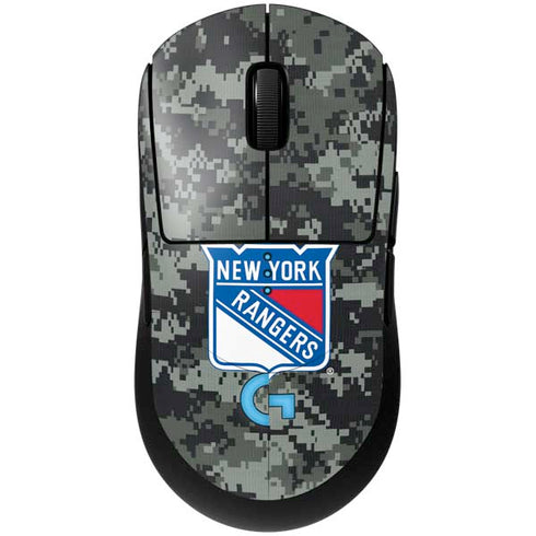 NHL New York Rangers Camo G Pro Wireless Gaming Mouse Skin