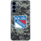 NHL New York Rangers Camo Galaxy A35 5G Clear Case