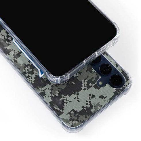 NHL New York Rangers Camo Galaxy A35 5G Clear Case