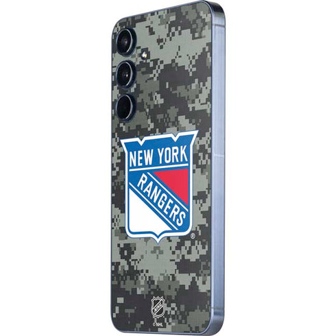 NHL New York Rangers Camo Galaxy A35 5G Skin
