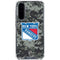 NHL New York Rangers Camo Galaxy A36 5G Clear Case