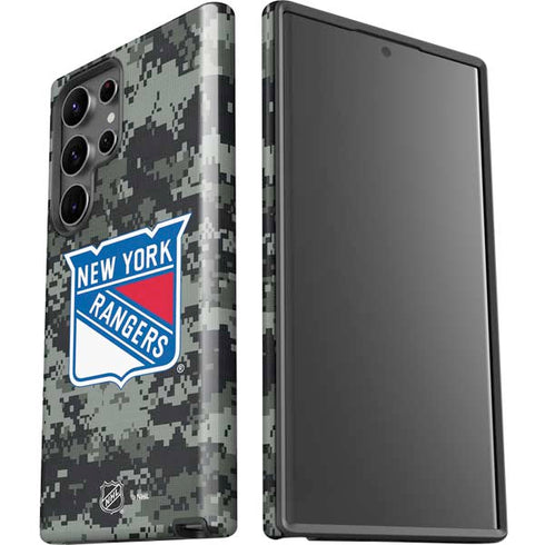 NHL New York Rangers Camo Galaxy S23 Ultra Pro Case