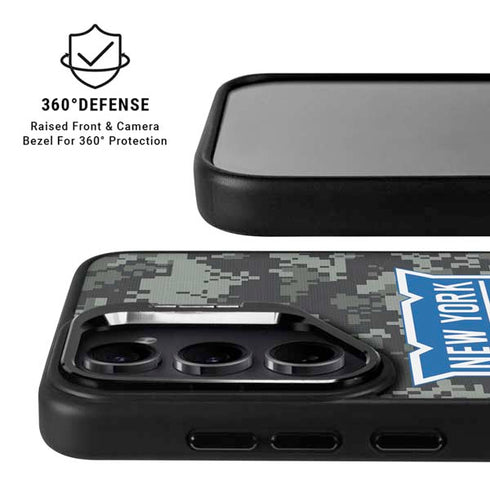 NHL New York Rangers Camo Galaxy S24 Kickstand Case