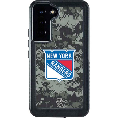 NHL New York Rangers Camo Galaxy S24 Plus Waterproof Case