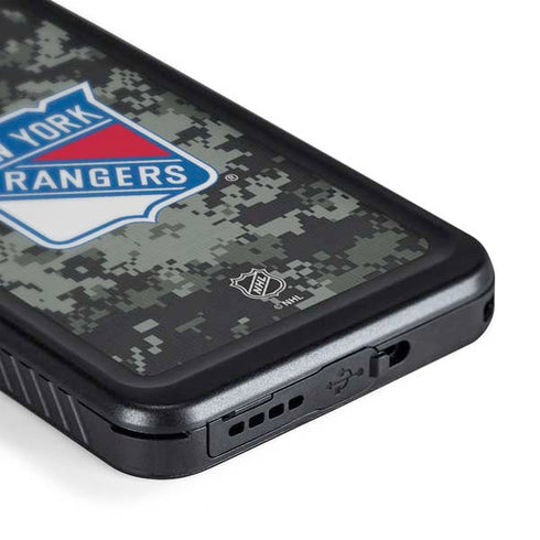NHL New York Rangers Camo Galaxy S24 Plus Waterproof Case