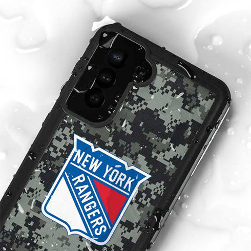 NHL New York Rangers Camo Galaxy S24 Plus Waterproof Case