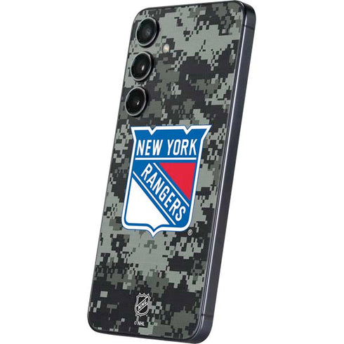 NHL New York Rangers Camo Galaxy S24 Skin