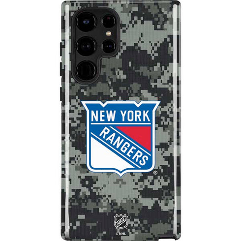 NHL New York Rangers Camo Galaxy Cases