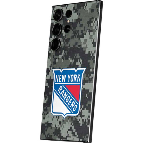 NHL New York Rangers Camo Galaxy S25 Ultra Skin