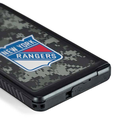 NHL New York Rangers Camo Galaxy S24 Ultra Waterproof Case